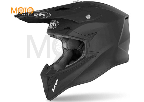 Детский кроссовый шлем Airoh Wraap Youth Black Matt